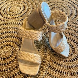 Dolce Vita raffia heels